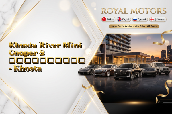 Khosta River Mini Cooper S გაქირავება - Khosta