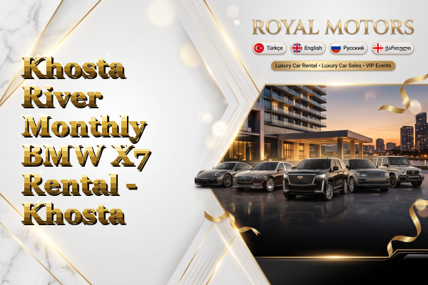 Khosta River Monthly BMW X7 Rental - Khosta