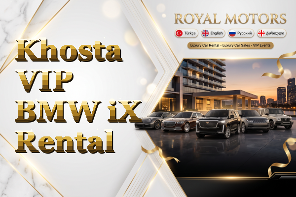 Khosta VIP BMW iX Rental