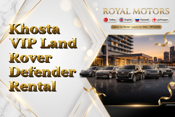 Khosta VIP Land Rover Defender Rental