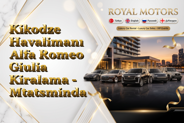 Kikodze Havalimanı Alfa Romeo Giulia Kiralama - Mtatsminda