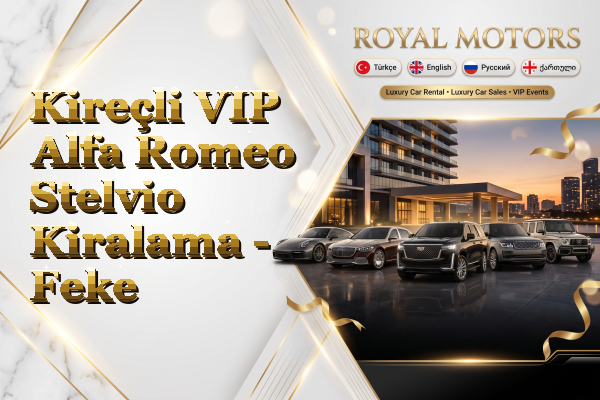 Kireçli VIP Alfa Romeo Stelvio Kiralama - Feke