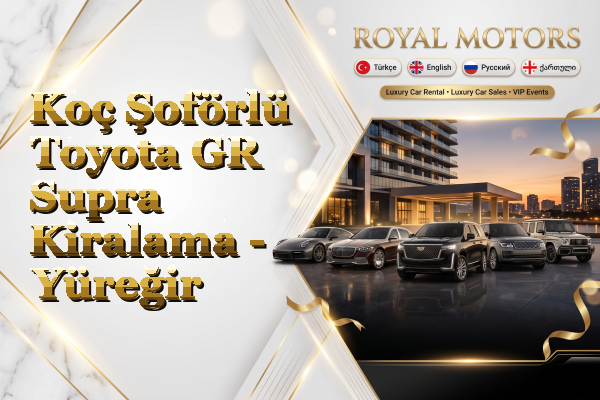 Koç Şoförlü Toyota GR Supra Kiralama - Yüreğir