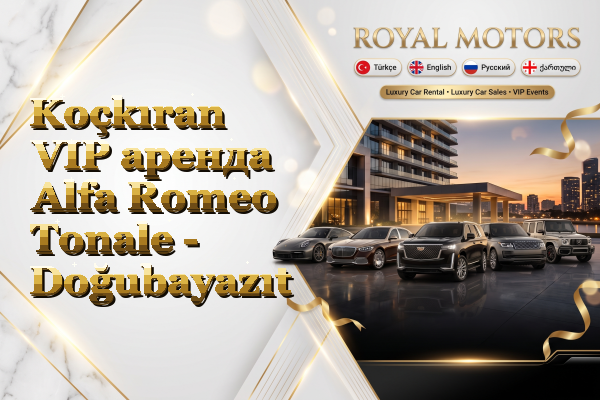 Koçkıran VIP аренда Alfa Romeo Tonale - Doğubayazıt