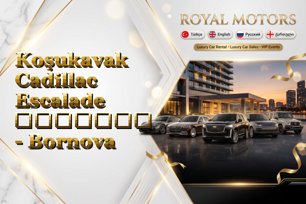 Koşukavak Cadillac Escalade გაყიდვა - Bornova