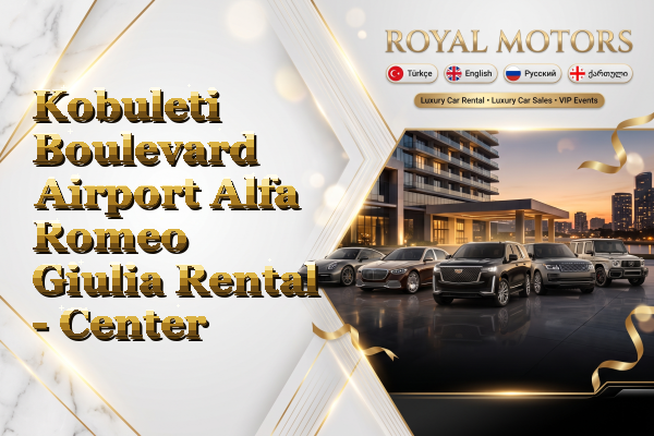 Kobuleti Boulevard Airport Alfa Romeo Giulia Rental - Center