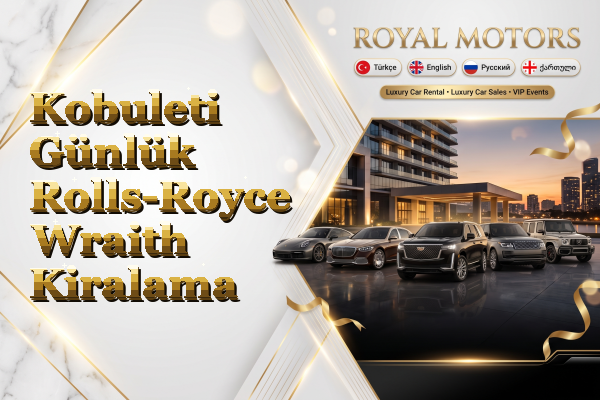Kobuleti Günlük Rolls-Royce Wraith Kiralama
