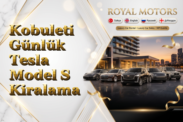 Kobuleti Günlük Tesla Model S Kiralama