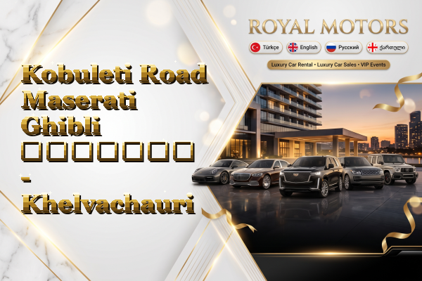 Kobuleti Road Maserati Ghibli გაყიდვა - Khelvachauri