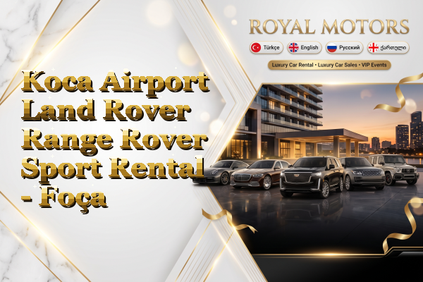 Koca Airport Land Rover Range Rover Sport Rental - Foça