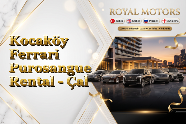 Kocaköy Ferrari Purosangue Rental - Çal