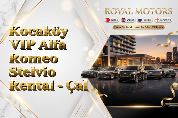 Kocaköy VIP Alfa Romeo Stelvio Rental - Çal