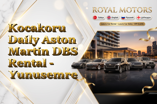 Kocakoru Daily Aston Martin DBS Rental - Yunusemre
