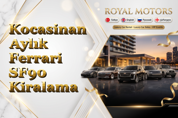 Kocasinan Aylık Ferrari SF90 Kiralama