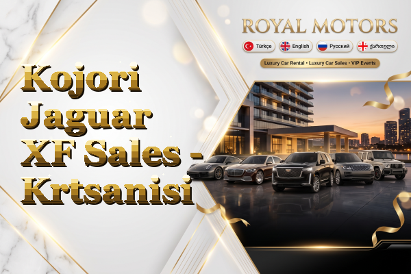 Kojori Jaguar XF Sales - Krtsanisi