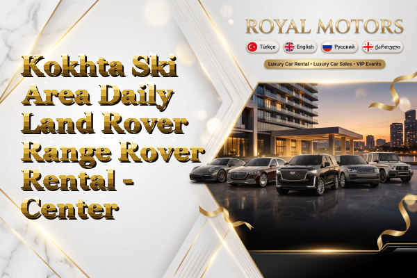 Kokhta Ski Area Daily Land Rover Range Rover Rental - Center