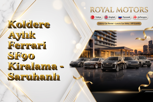 Koldere Aylık Ferrari SF90 Kiralama - Saruhanlı