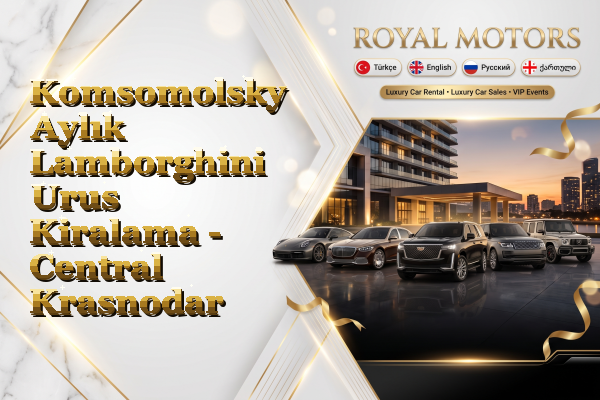 Komsomolsky Aylık Lamborghini Urus Kiralama - Central Krasnodar