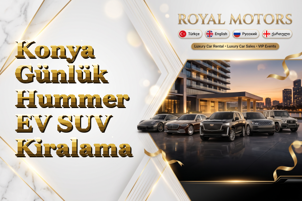 Konya Günlük Hummer EV SUV Kiralama
