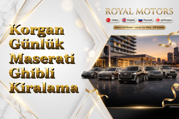 Korgan Günlük Maserati Ghibli Kiralama
