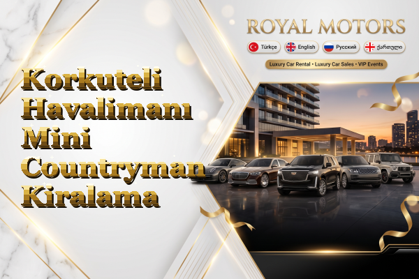 Korkuteli Havalimanı Mini Countryman Kiralama
