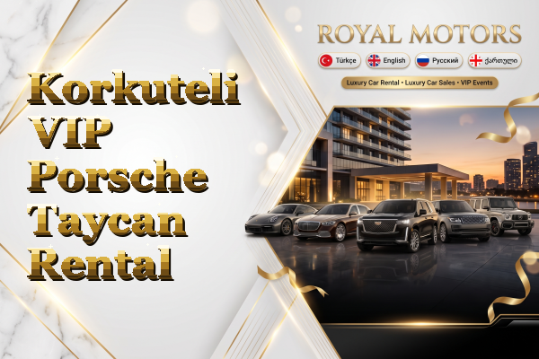 Korkuteli VIP Porsche Taycan Rental