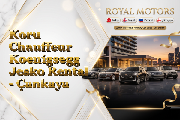 Koru Chauffeur Koenigsegg Jesko Rental - Çankaya