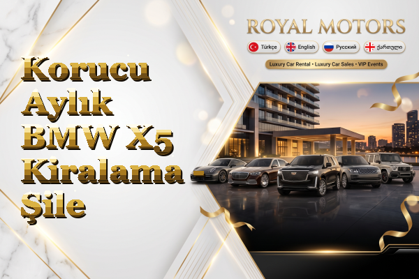 Korucu Aylık BMW X5 Kiralama - Şile
