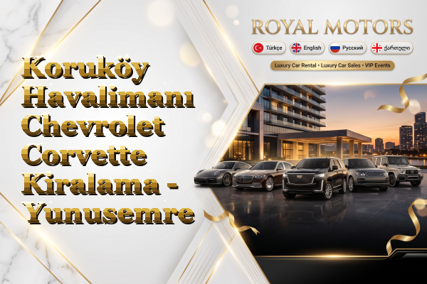 Koruköy Havalimanı Chevrolet Corvette Kiralama - Yunusemre