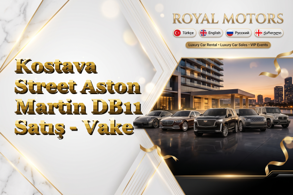 Kostava Street Aston Martin DB11 Satış - Vake