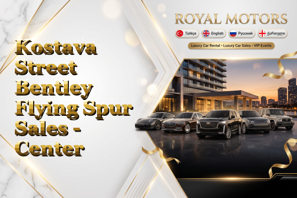 Kostava Street Bentley Flying Spur Sales - Center