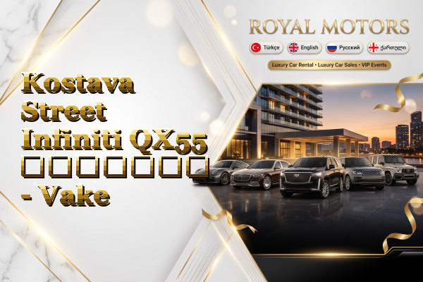 Kostava Street Infiniti QX55 გაყიდვა - Vake