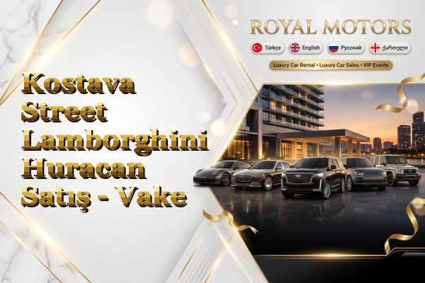 Kostava Street Lamborghini Huracan Satış - Vake