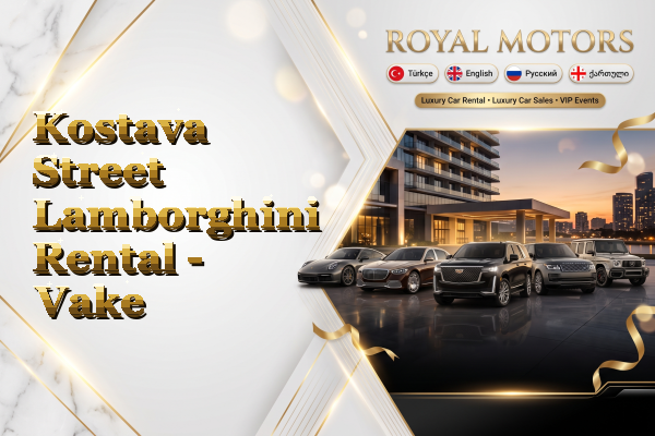 Kostava Street Lamborghini Rental - Vake