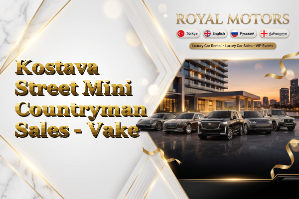 Kostava Street Mini Countryman Sales - Vake