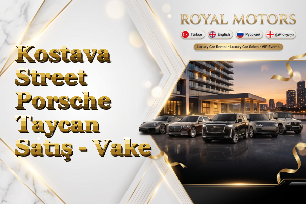 Kostava Street Porsche Taycan Satış - Vake