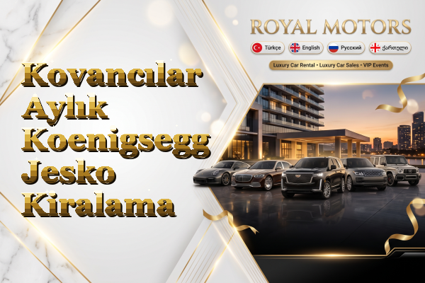 Kovancılar Aylık Koenigsegg Jesko Kiralama