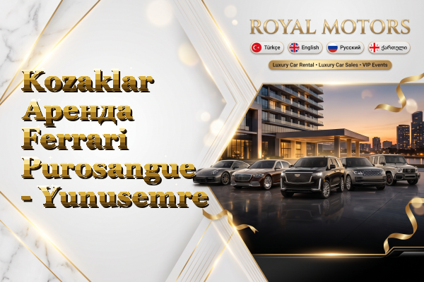 Kozaklar Аренда Ferrari Purosangue - Yunusemre