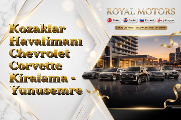 Kozaklar Havalimanı Chevrolet Corvette Kiralama - Yunusemre