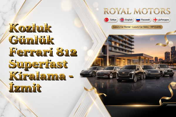 Kozluk Günlük Ferrari 812 Superfast Kiralama - İzmit