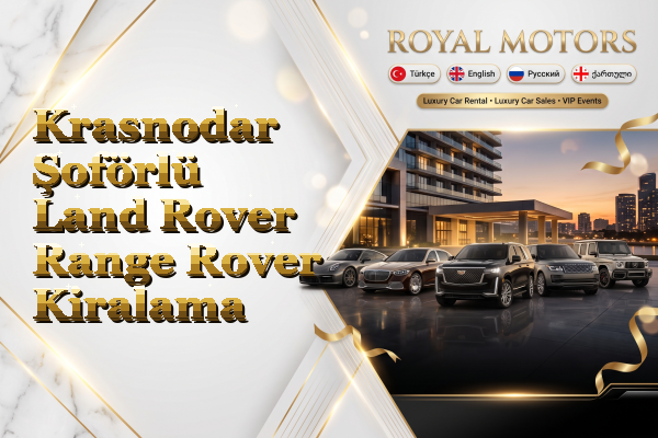 Krasnodar Şoförlü Land Rover Range Rover Kiralama