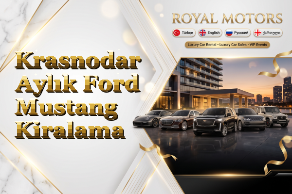 Krasnodar Aylık Ford Mustang Kiralama