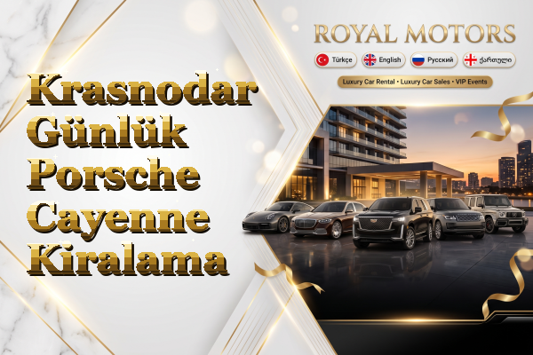 Krasnodar Günlük Porsche Cayenne Kiralama