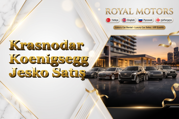 Krasnodar Koenigsegg Jesko Satış