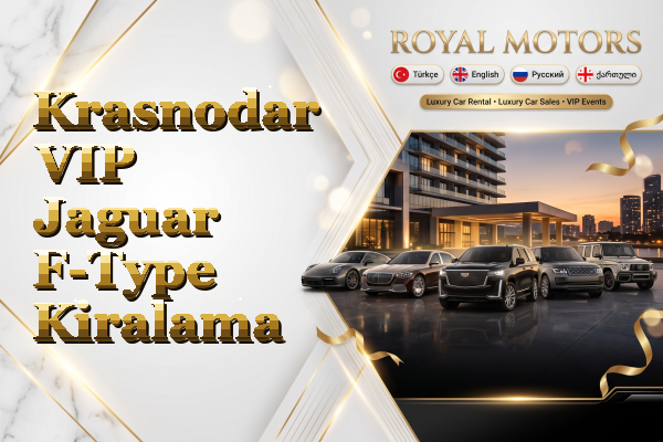 Krasnodar VIP Jaguar F-Type Kiralama