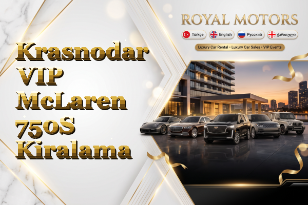 Krasnodar VIP McLaren 750S Kiralama