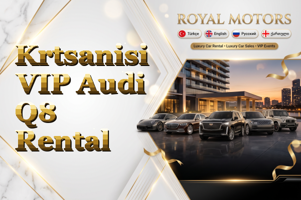 Krtsanisi VIP Audi Q8 Rental