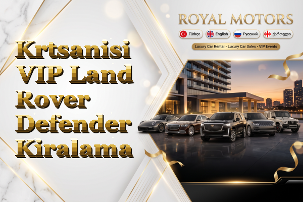 Krtsanisi VIP Land Rover Defender Kiralama