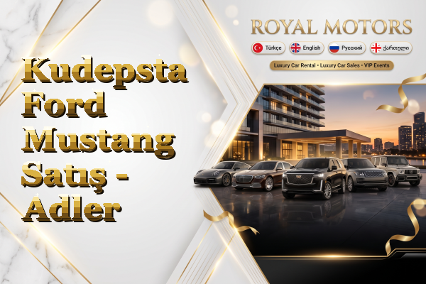 Kudepsta Ford Mustang Satış - Adler