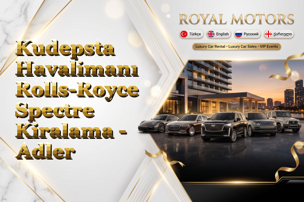Kudepsta Havalimanı Rolls-Royce Spectre Kiralama - Adler